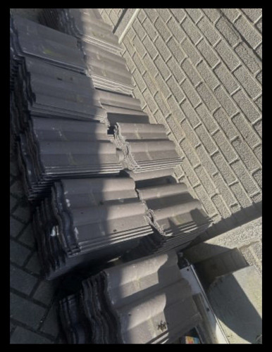 Grey concrete roof - concrete, tiles
