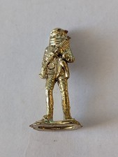 Vintage LP Space Spaceman Astronaut Gold 1/32 Figure 1960's Made In Hong Kong