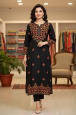 Women’s Black Embroidered