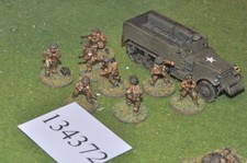 20mm WW2 / british - half track & 8 infantry - (134372)