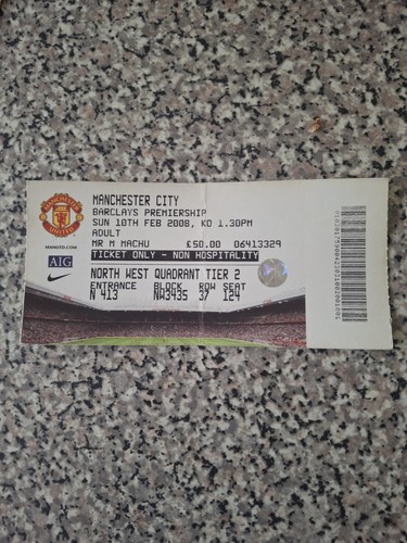 Match ticket premier league - match,