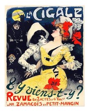 Vintage Cabaret Poster Wall