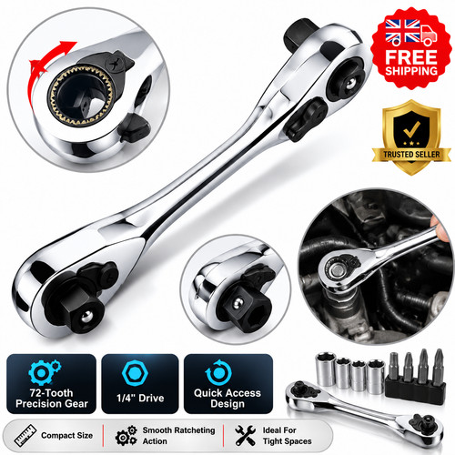 Mini ratchet wrench double - wrench,
