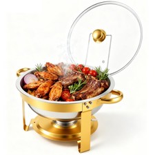 1/2/4/6/8 Packs 5QT Chafing