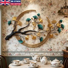 3D Luxury Metal Ginkgo Tree