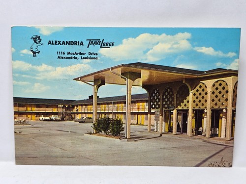 Vintage postcard travelodge - vintage,