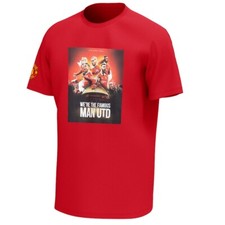 Manchester United T Shirt Boys Kids Football Top Man Utd