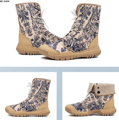 Men canvas ankle boots - men's,