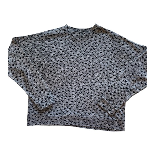 Next grey heart print cropped - heart,