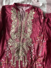 Indian Pakistani Suit Good Used Condition Shirt And Trouser Size S-M