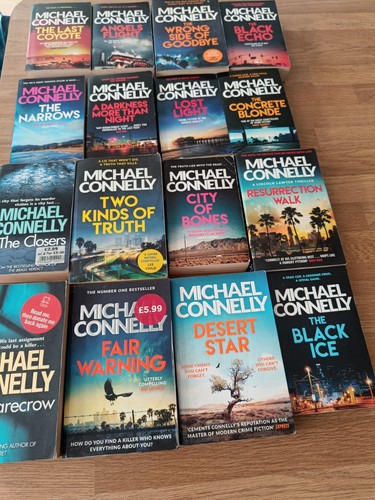 Michael connelly books - 16, x