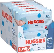 Huggies Pure Baby Wipes - Pack