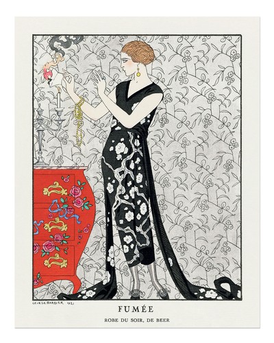 Art deco fashion - poster, wall