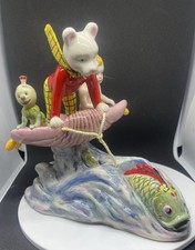 A Fabulous Rupert The Bear Ceramic Figurine Ltd Edition
