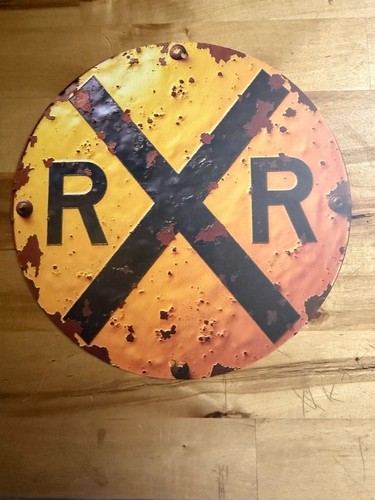 Vintage style rxr railroad - style,