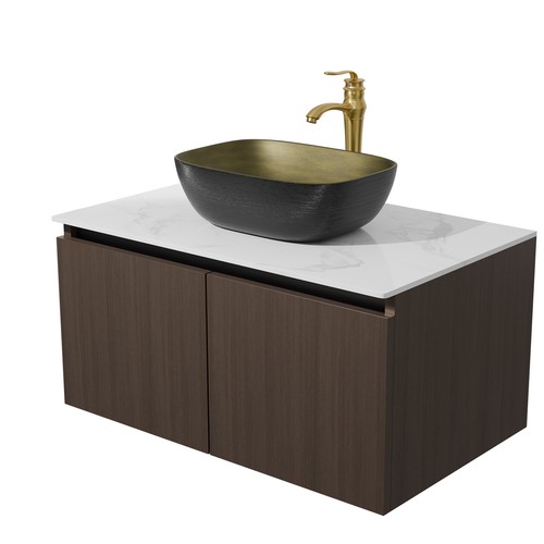 Wall mounted bathroom vanity - wall,