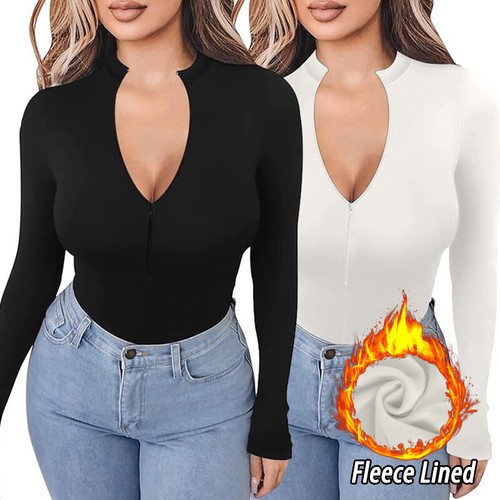 Women long sleeve - long, zipper