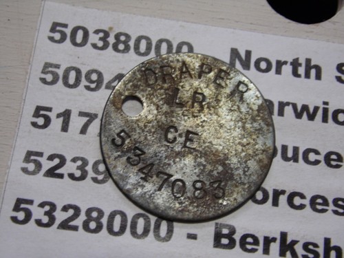 Ww2 relic dogtag identity disc - ww2,