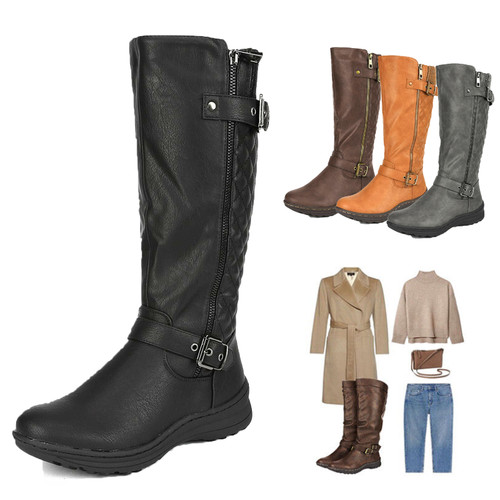 Women winter fur knee - women,