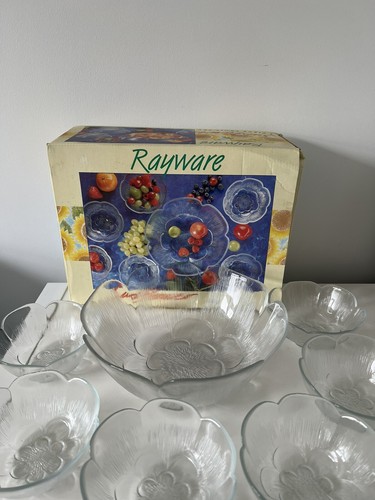 Vintage rayware sunflower bowl - vintage,