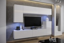 Living Room Furniture Set  TV Unit  Modern Entertainment Wall media cabinets