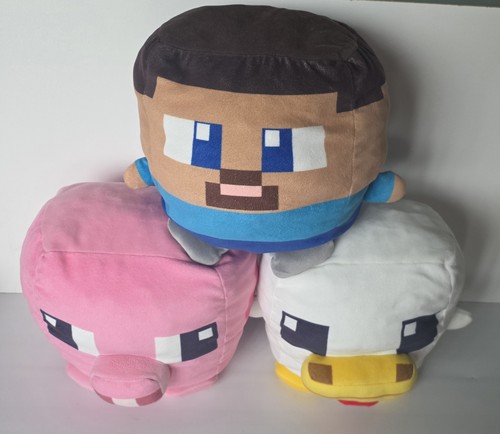 Mattel minecraft plush - plush, bundle