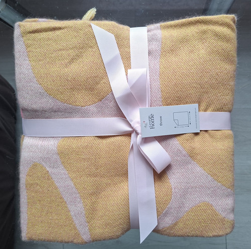 Woven abstract throw blanket - woven,