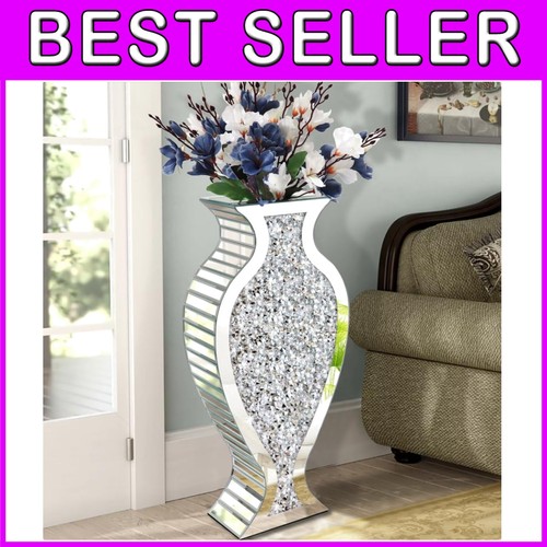 Tall crushed diamond vase - tall,