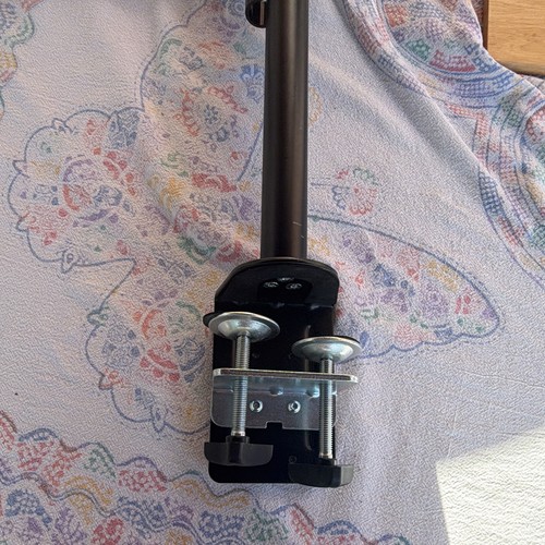 Black clamp single monitor - clamp-on,