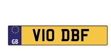 V10 DBF Private Personalised Registration Plate On Retention Certificate Audi