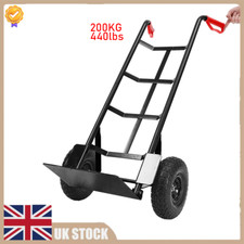 Sack Truck Barrow Hand Heavy Duty Two Wheel Industrial Trolley Tyre up to 200Kg