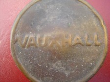 Vintage Vauxhall Car Brass