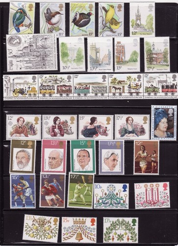 1980 1989 unmounted mint - 1980-1989,