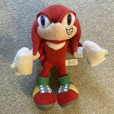Sega Sonic The Hedgehog- Sonic X Knuckles Talking 12’ Plush Feva UK Very Rare!
