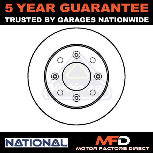 Brake disc front national fits - brake,