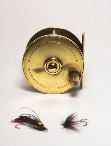 Vintage brass fly fishing - fly,