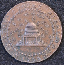 Nottinghamshire Nottingham Manchester Conder Token 1792 Donald Stocking DH7(T12)