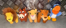Disney McDonalds Happy Meal Toys Plush lion king x 5 Simba Zazu Pumbaa Zira Nala