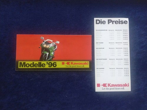 Kawasaki model program 1996 - model,