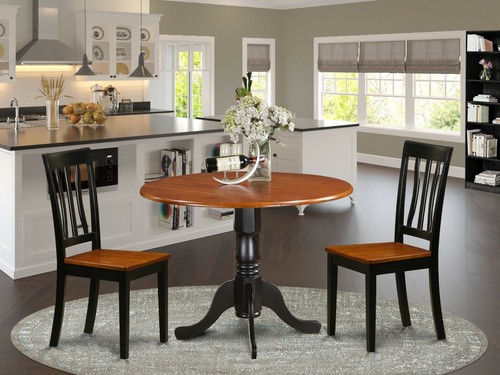3pc dinette set - round, pedestal