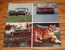 Original 1966 Pontiac High Performance Sales Brochure 66 GTO 2+2 Tempest