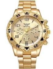 Watch Men Gents Gold Plated