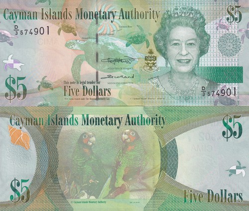 Cayman islands dollar - 2018, p