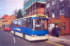 Bus photo F301MNK Stevenage Line Leyland Swift Wadham Stringer @ Hertford