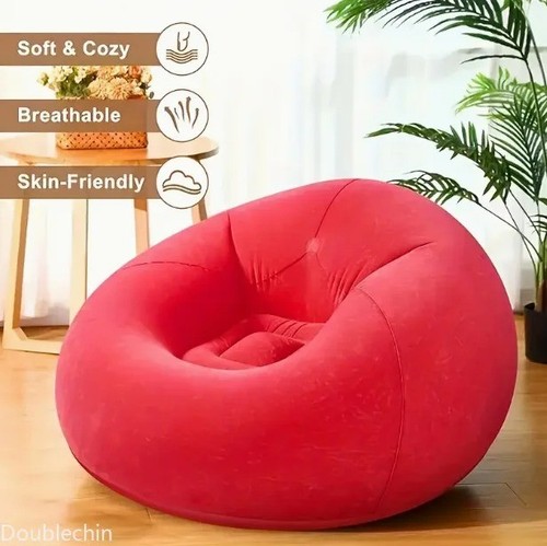Single flocked inflatable - single,