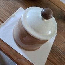 Denby Cinnamon Sugar Bowl with Lid Great Condition