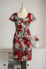 *Clearance* Fenn Wright Manson Silk Blend Poppy Summer Dress Lined -UK size 10