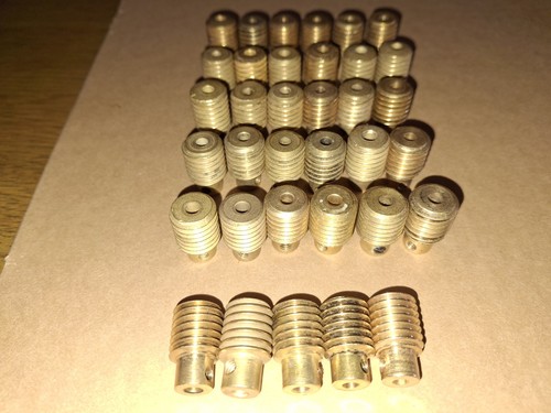 Brass meccano worm - #32,