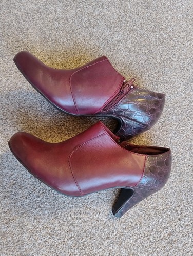 Clarks burgundy leather - clarks,