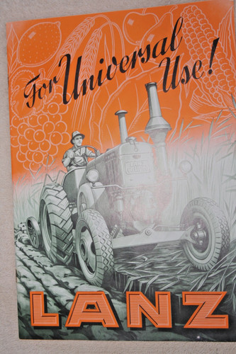 Lanz tractor brochure 1946 - tractor,